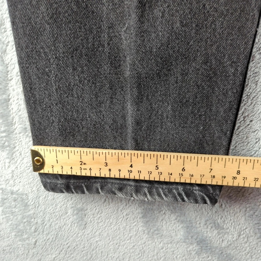 Vintage Levis Jeans 34‎ (Fits 30x32) Black Faded 610 Orange Tab Straight 90s Y2K - Picture 12 of 16